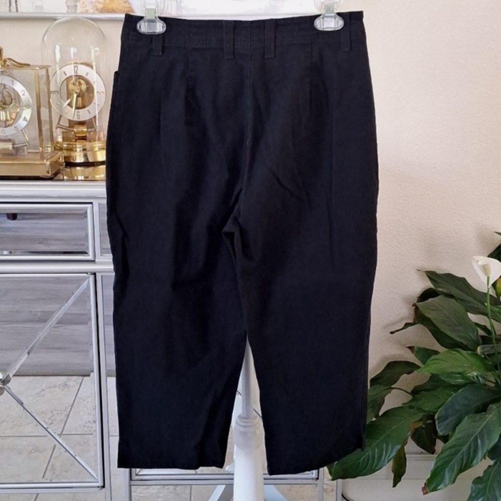 GLORIA VANDERBILT Jeans Vintage Retro Black Denim Size 10 - Picture 4 of 8